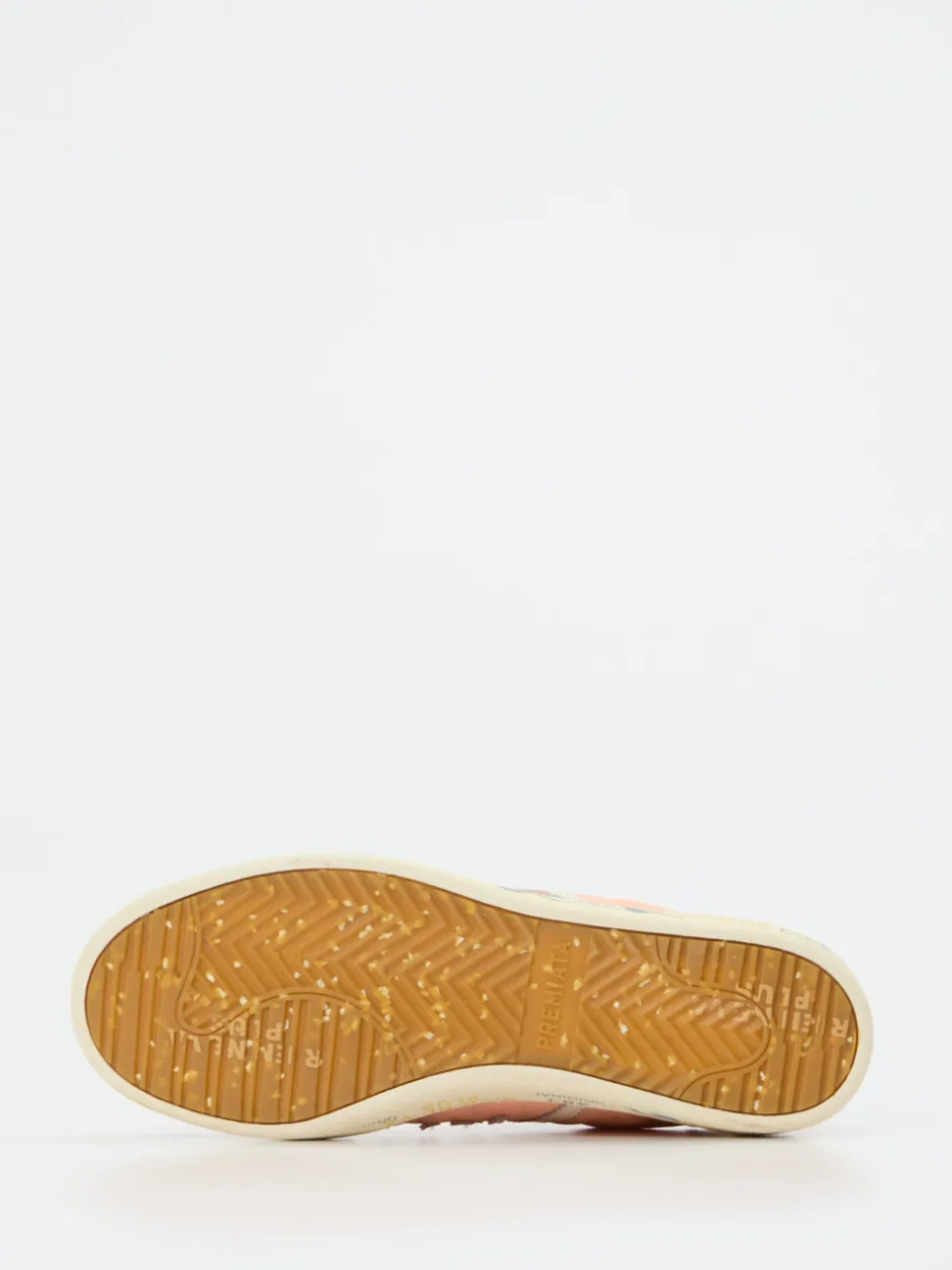 Premiata – Low-Top Sneaker aus Veloursleder lachsrosa