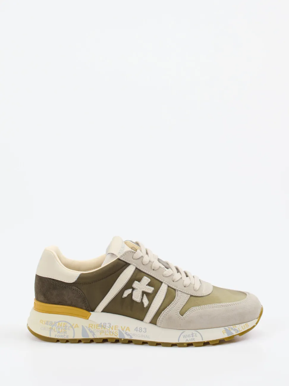 Premiata – Retro-Sneaker aus Veloursleder und Nylon