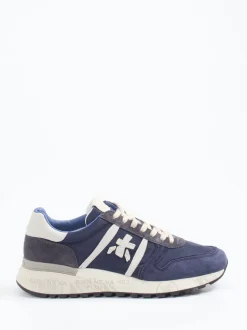 Premiata – Retro-Sneaker aus Veloursleder und Nylon