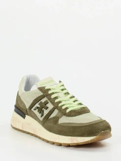 Premiata – Retro-Sneaker aus Veloursleder und Mesh