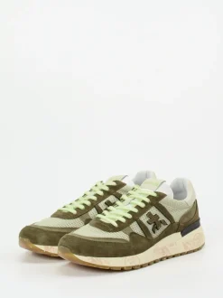 Premiata – Retro-Sneaker aus Veloursleder und Mesh