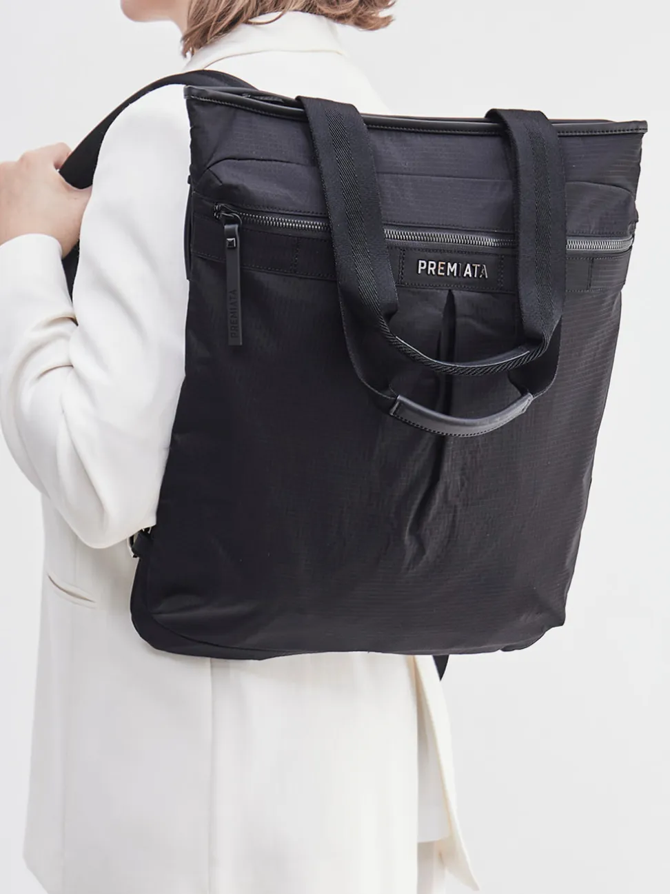 Premiata – Rucksack aus Nylon in Schwarz