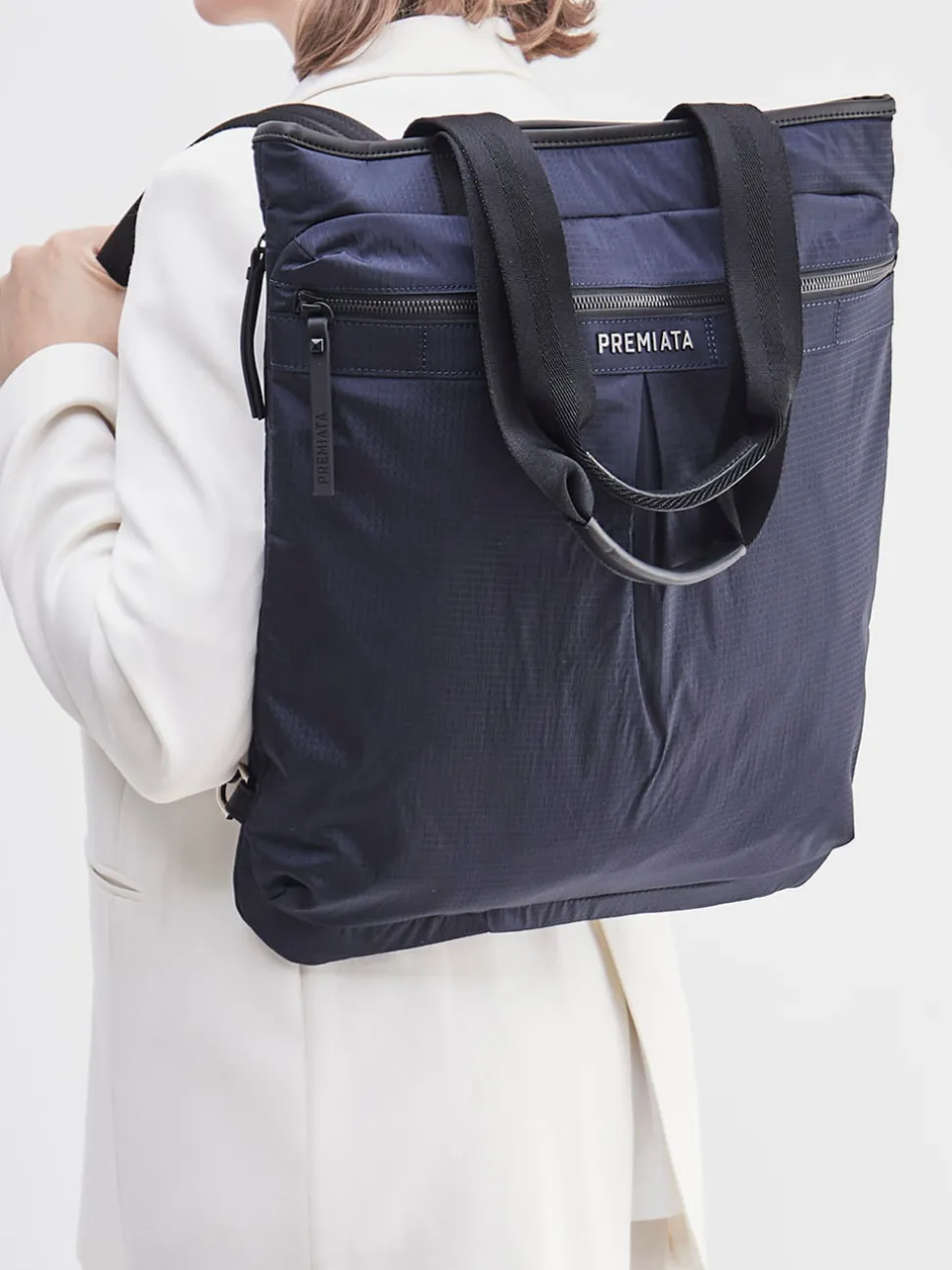Premiata – Rucksacktasche aus Nylon in Dunkelblau