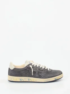 Premiata – Sneaker aus Veloursleder in Anthrazit
