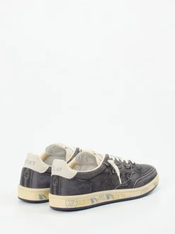 Premiata – Sneaker aus Veloursleder in Anthrazit