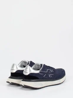 Premiata – Sneaker aus Veloursleder und Nylon blau