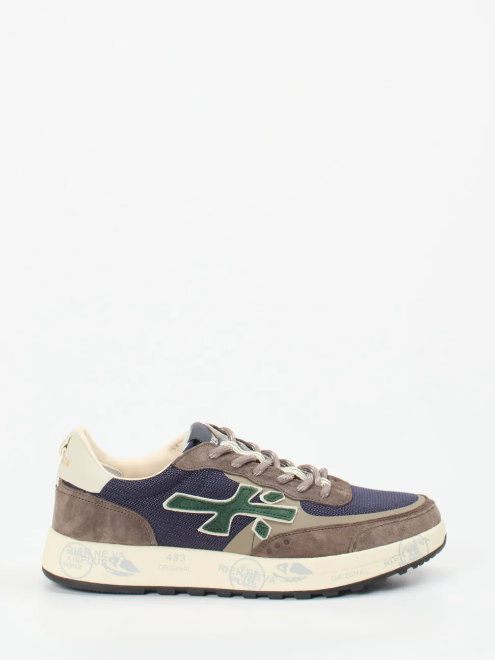Premiata – Sneaker aus Veloursleder Dunkelviolett