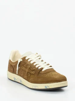 Premiata – Sneaker aus Veloursleder kastanienbraun