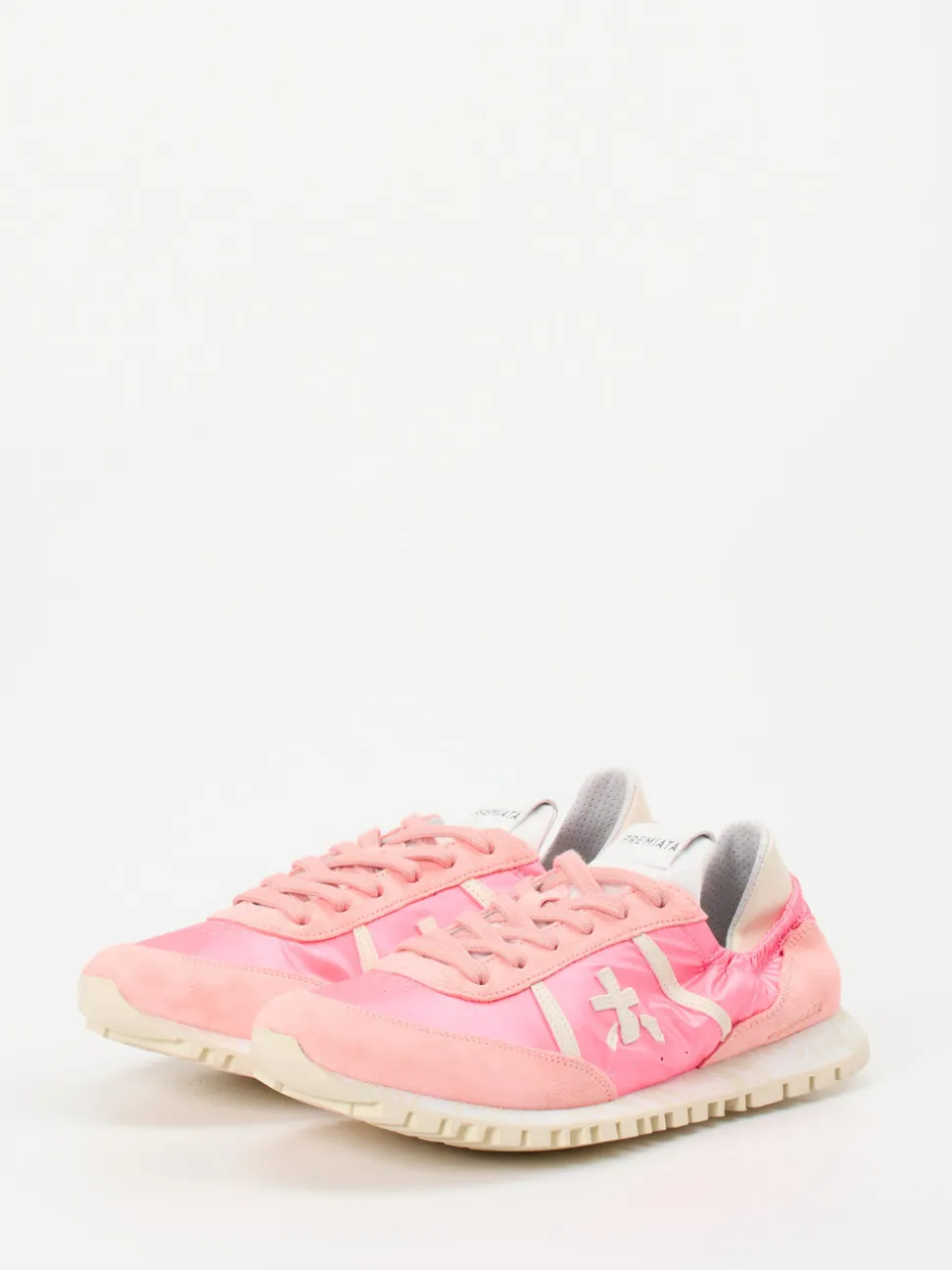 Premiata – Sneaker aus Veloursleder in Rosa