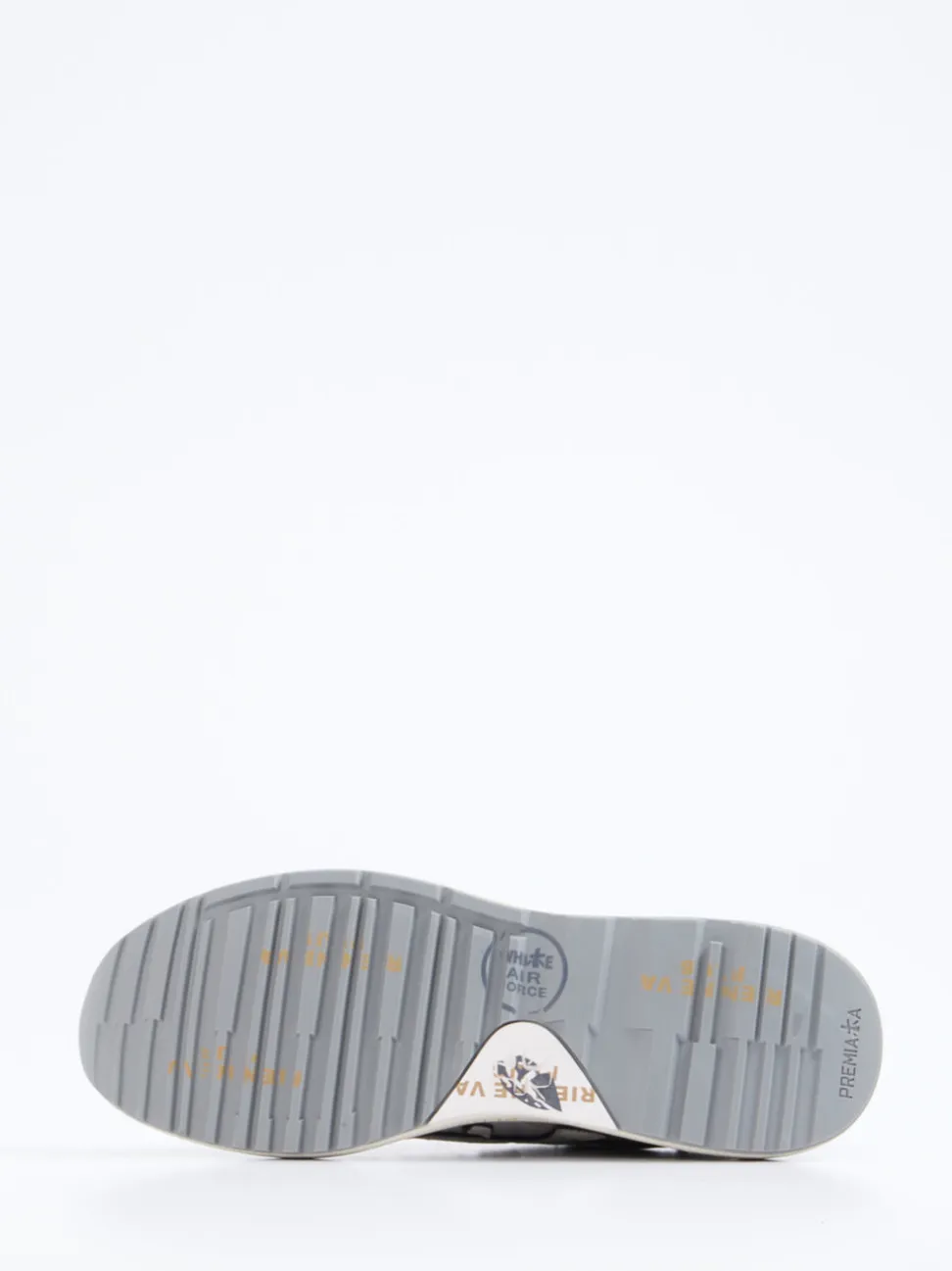 Premiata – Sneaker aus Veloursleder und Textil grau