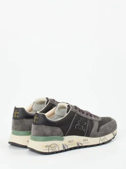 Premiata – Sneaker aus Veloursleder in Anthrazit