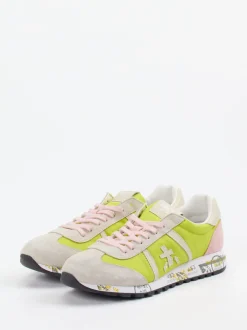 Premiata – Sneaker aus Veloursleder und Nylon multi