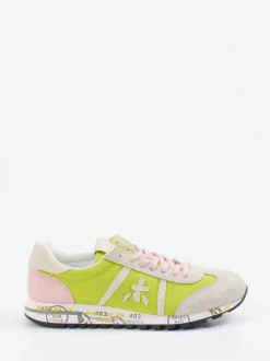 Premiata – Sneaker aus Veloursleder und Nylon multi