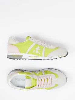 Premiata – Sneaker aus Veloursleder und Nylon multi