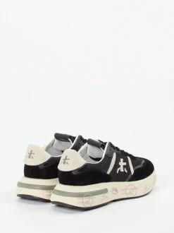 Premiata – Sneaker aus Veloursleder und Nylon Schwarz