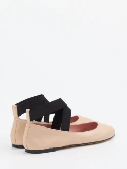 Pretty Ballerinas – Ballerinas aus Kalbleder Hellbeige