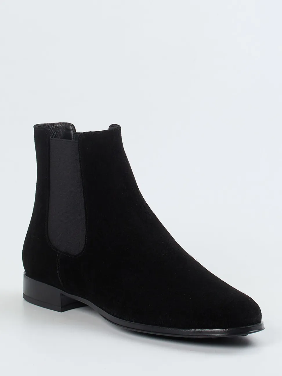 Pretty Ballerinas – Chelsea Boots aus Veloursleder Schwarz