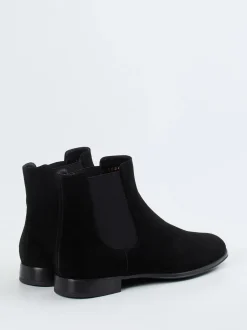 Pretty Ballerinas – Chelsea Boots aus Veloursleder Schwarz