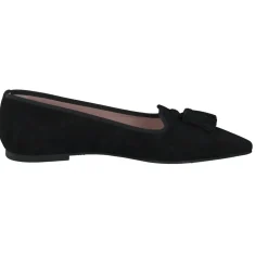Pretty Ballerinas – Loafer-Ballerinas aus Veloursleder Schwarz
