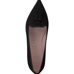 Pretty Ballerinas – Loafer-Ballerinas aus Veloursleder Schwarz