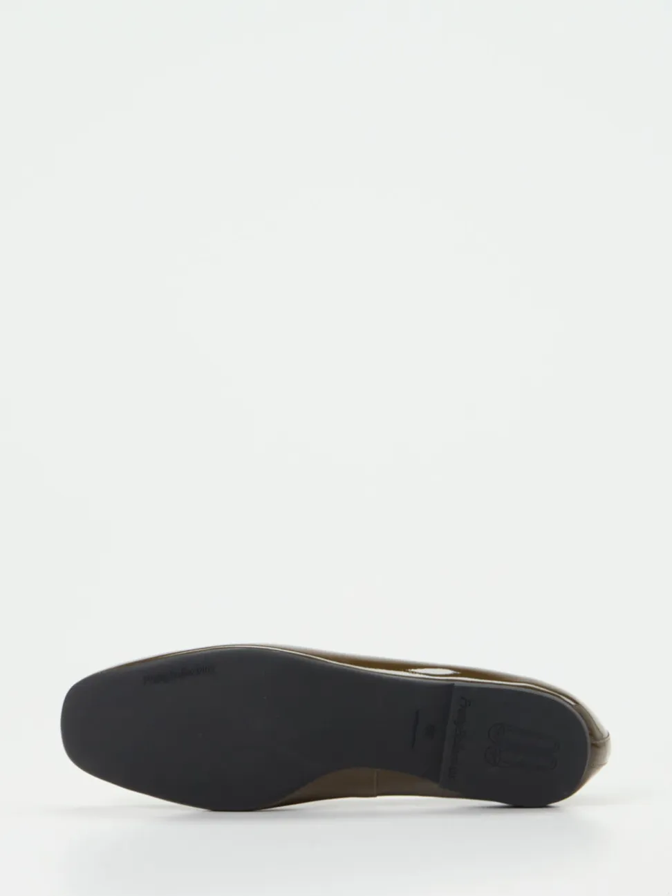 Pretty Ballerinas – Loafer aus Lackleder in Olivgrün