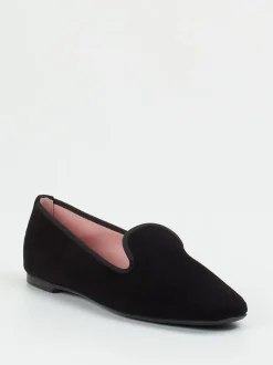Pretty Ballerinas – Loafer aus Veloursleder schwarz