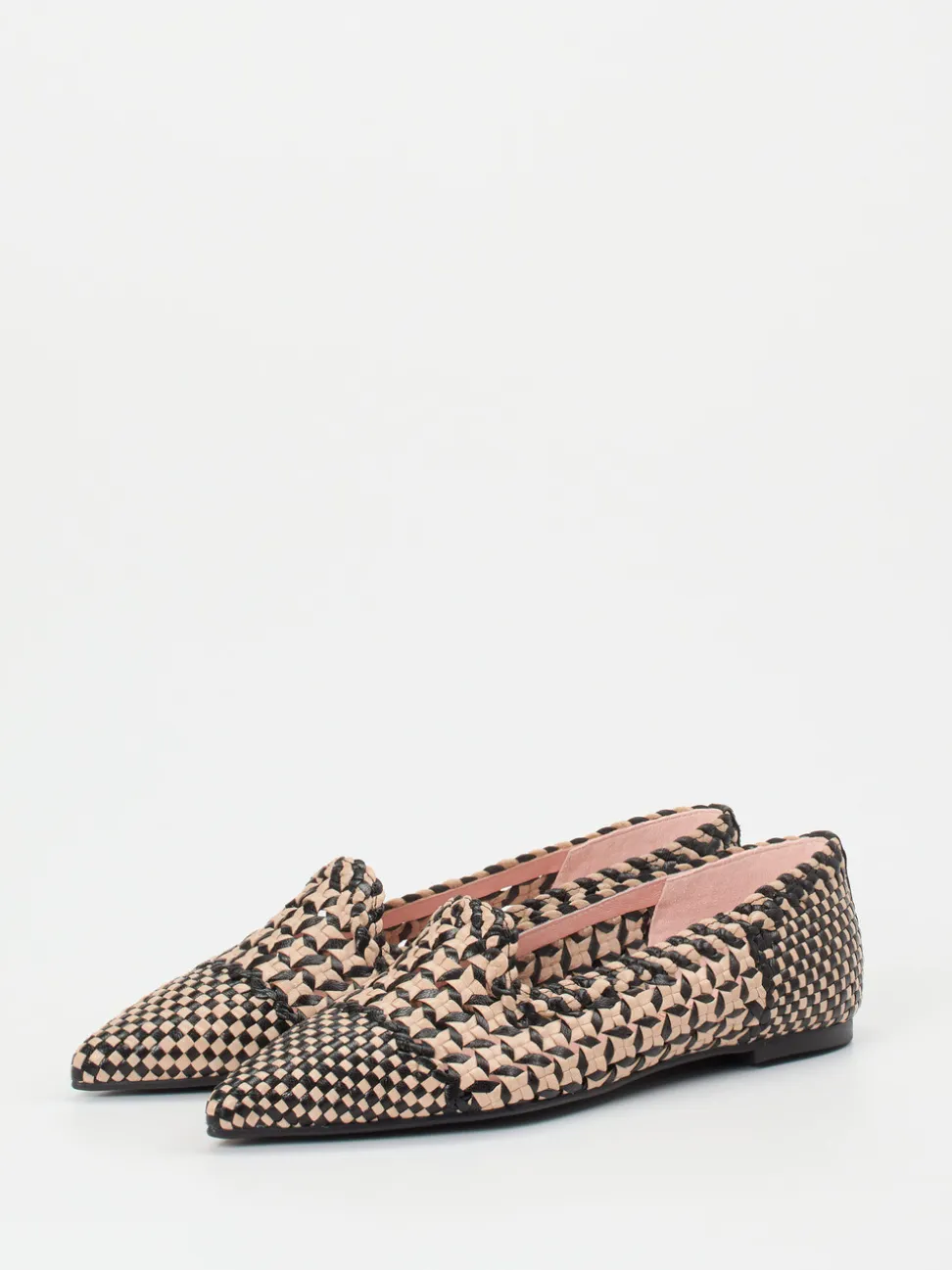 Pretty Ballerinas – Loafer aus geflochtenem Lammleder