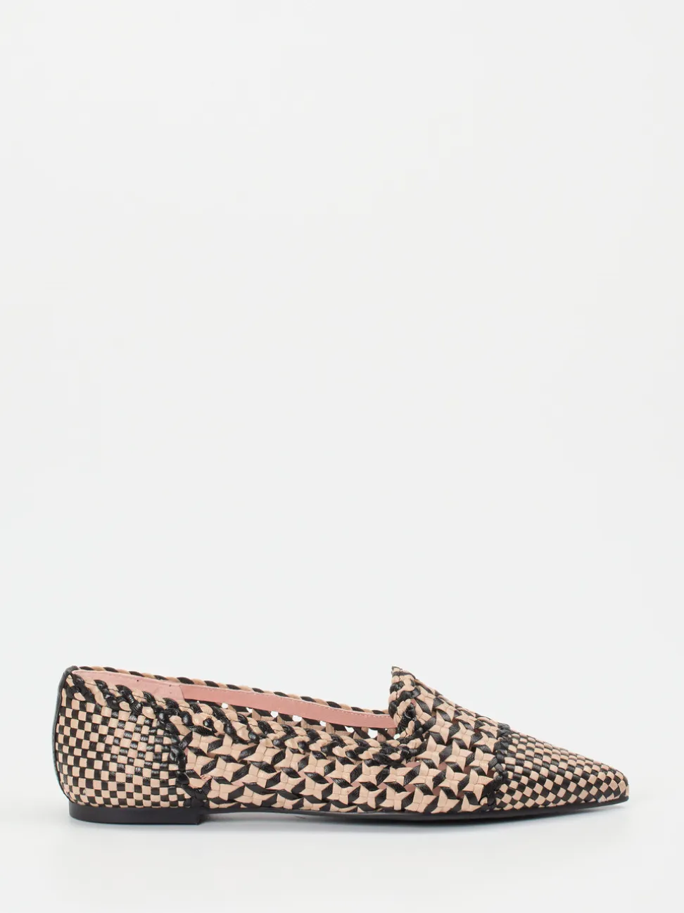 Pretty Ballerinas – Loafer aus geflochtenem Lammleder