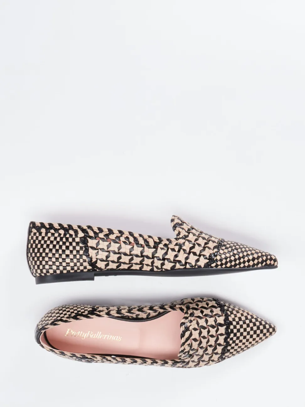 Pretty Ballerinas – Loafer aus geflochtenem Lammleder
