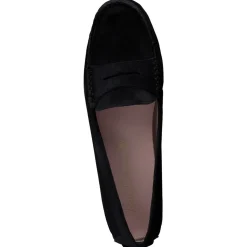 Pretty Ballerinas – Loafer aus Veloursleder Dunkelblau