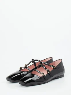 Pretty Ballerinas – Mary Janes aus Lackleder Schwarz