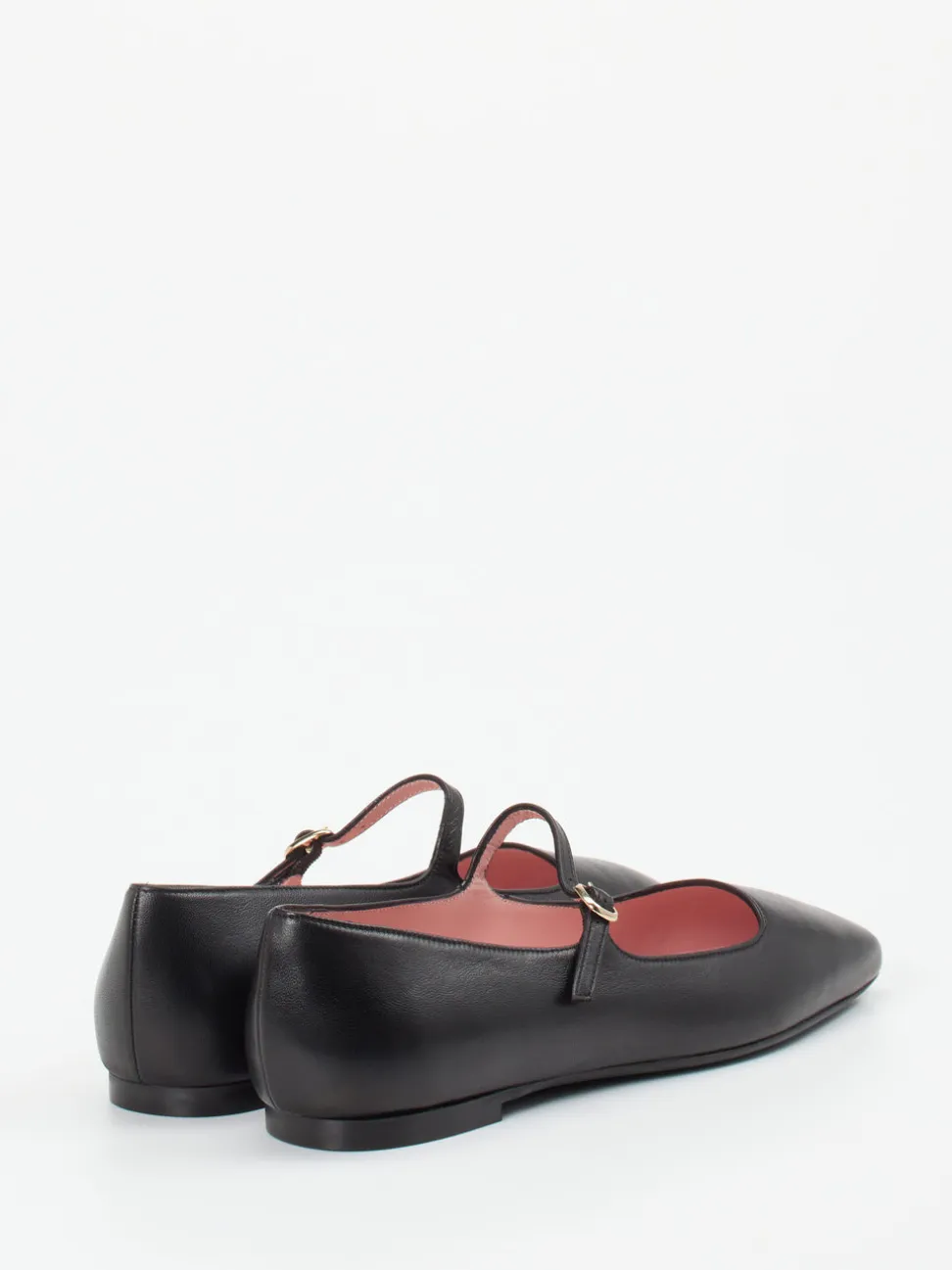 Pretty Ballerinas – Mary Janes aus Kalbleder Schwarz