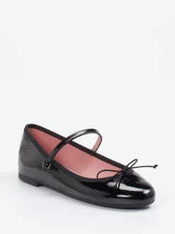 Pretty Ballerinas – Mary Jane Ballerinas aus Lackleder Schwarz