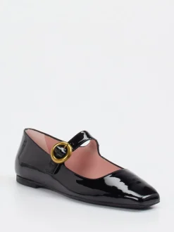 Pretty Ballerinas – Mary Janes aus Lackleder Schwarz