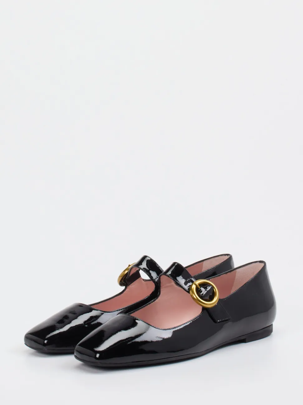 Pretty Ballerinas – Mary Janes aus Lackleder Schwarz