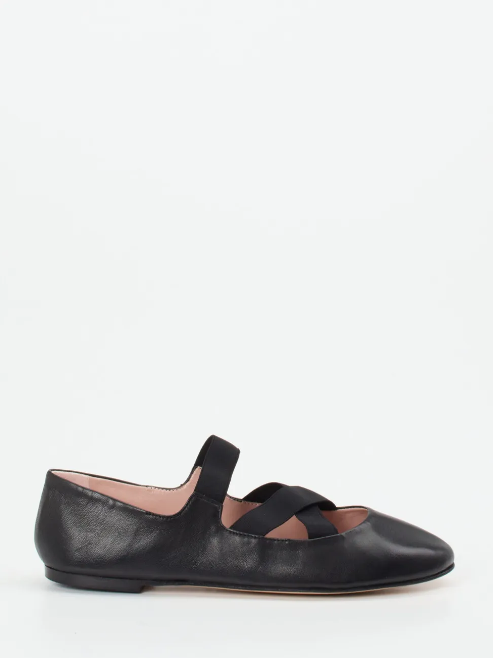Pretty Ballerinas – Riemchen-Ballerinas aus Lammleder Schwarz