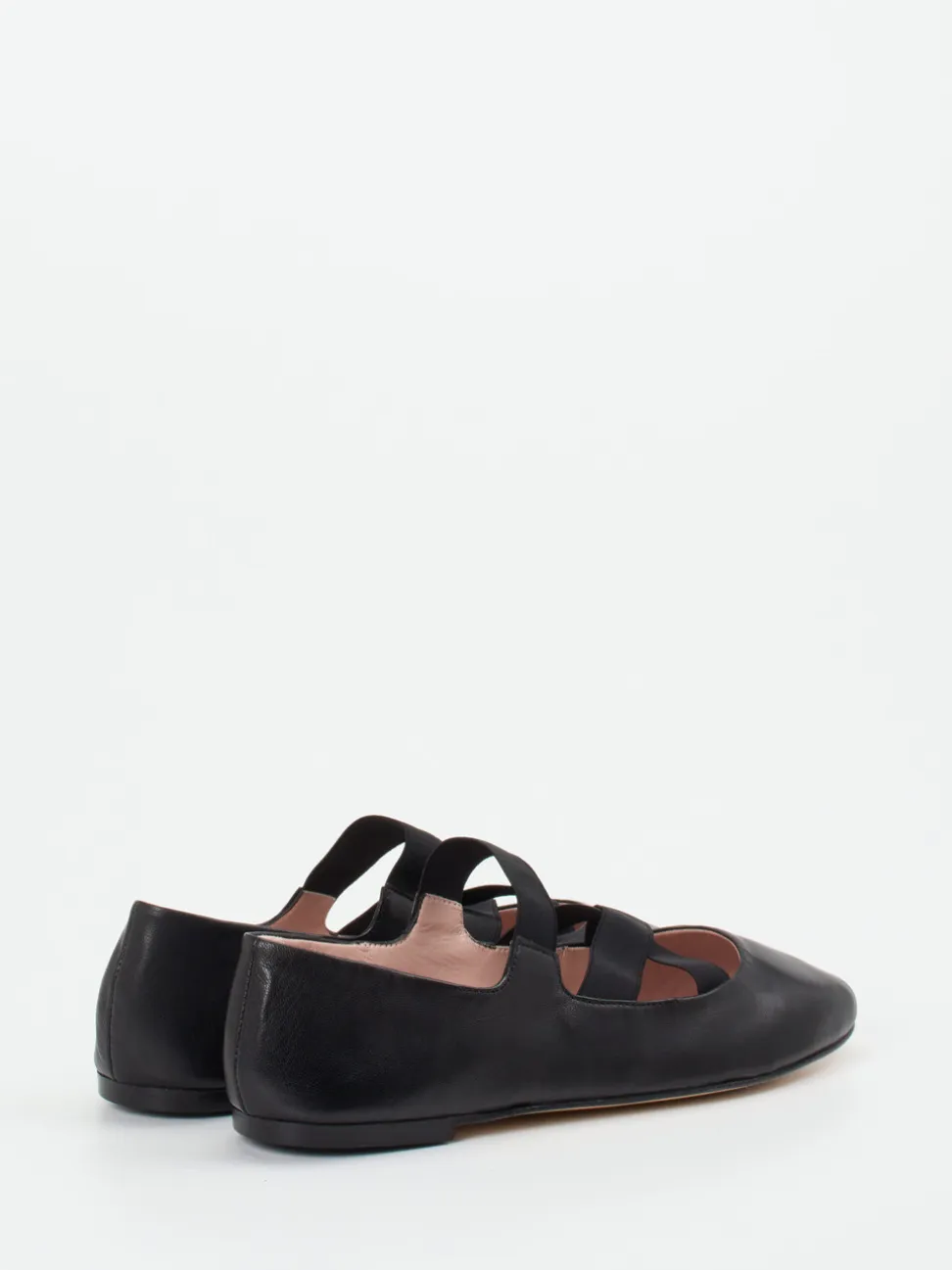 Pretty Ballerinas – Riemchen-Ballerinas aus Lammleder Schwarz