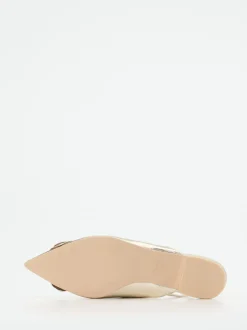 Pretty Ballerinas – Slingback-Ballerinas aus Metallicleder Gold