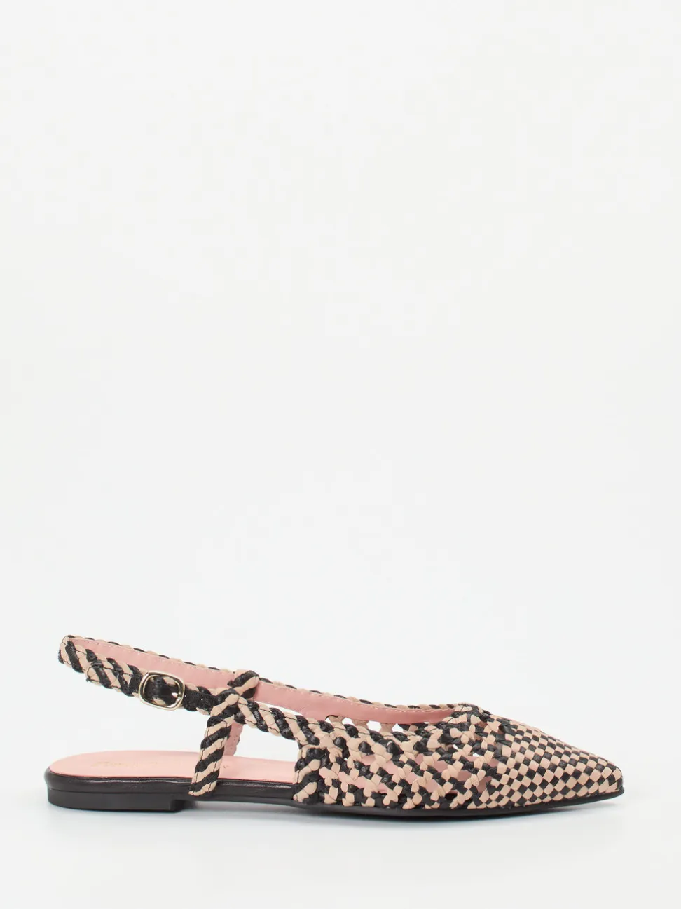 Pretty Ballerinas – Slingback-Ballerinas aus Lammleder Geflecht