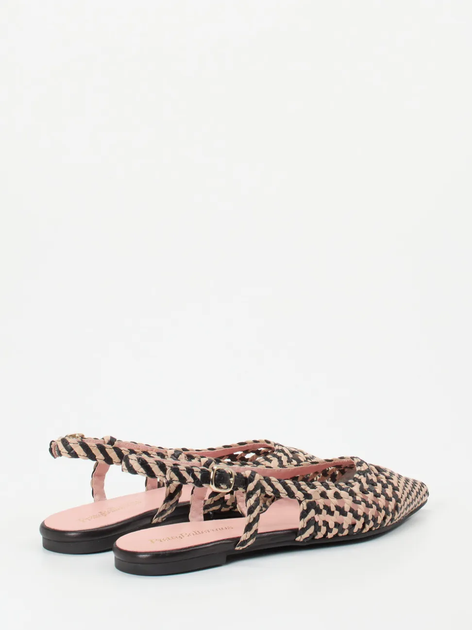 Pretty Ballerinas – Slingback-Ballerinas aus Lammleder Geflecht