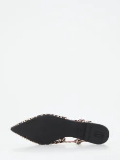 Pretty Ballerinas – Slingback-Ballerinas aus Lammleder Geflecht
