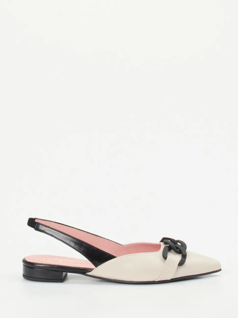 Pretty Ballerinas – Slingback-Ballerinas aus Lammleder Creme