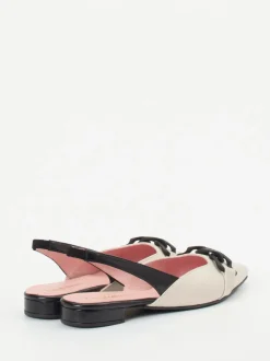 Pretty Ballerinas – Slingback-Ballerinas aus Lammleder Creme