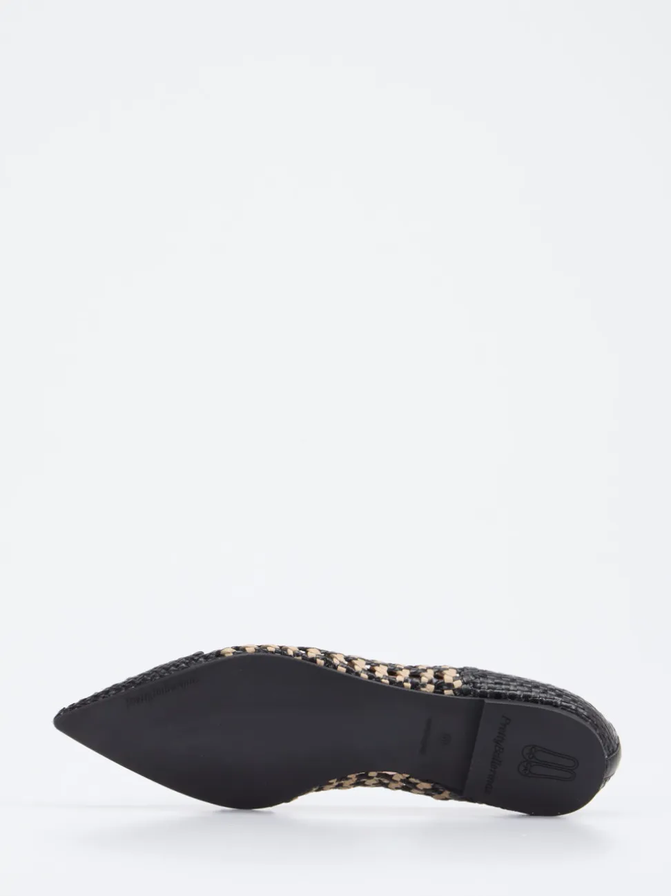 Pretty Ballerinas – Slipper aus Kalbleder in Flechtoptik