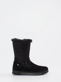 Primigi – Kinder-Winterstiefel aus Veloursleder schwarz