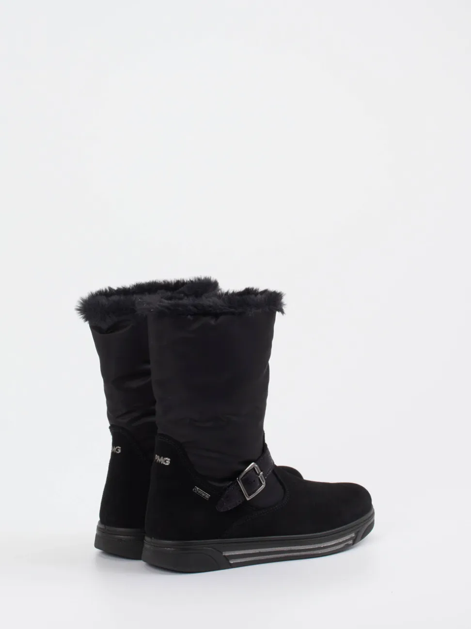 Primigi – Kinder-Winterstiefel aus Veloursleder schwarz