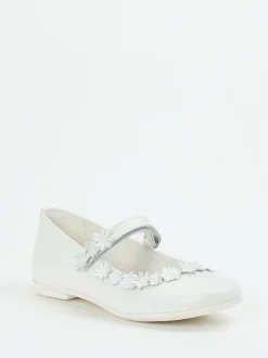 Primigi – Mary Janes aus Kalbleder mit Blumen