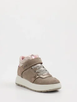 Primigi – Mid-Top Sneaker aus Veloursleder Taupe