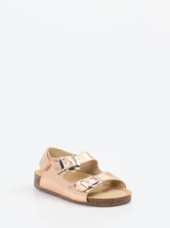 Primigi – Sandalen aus Metallicleder in Roségold