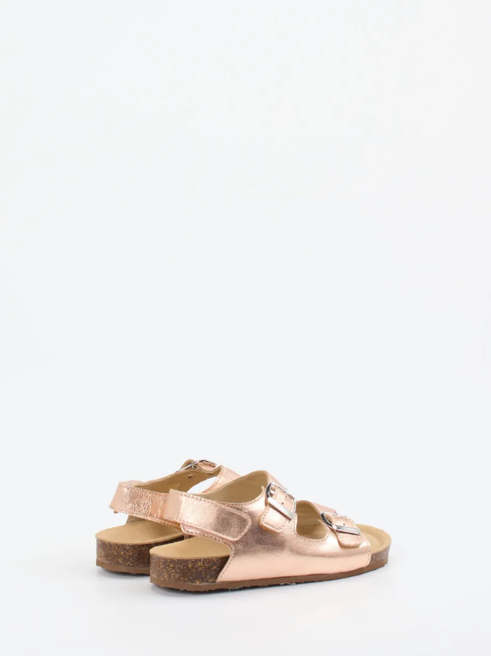 Primigi – Sandalen aus Metallicleder in Roségold